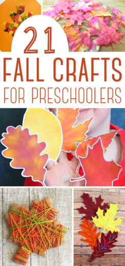 21 + Fall Crafts for Preschoolers * Moms and Crafters