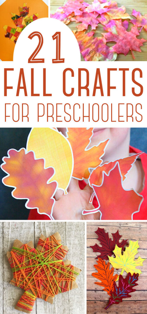 21 + Fall Crafts for Preschoolers * Moms and Crafters