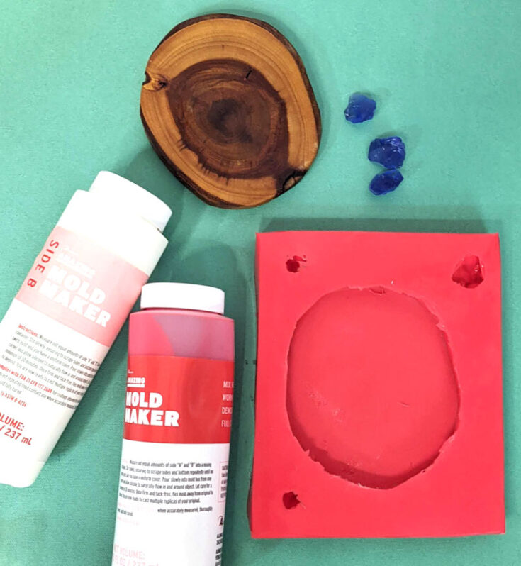 Hand-held Palette Silicone Resin Mold Paint Tray Epoxy Resin