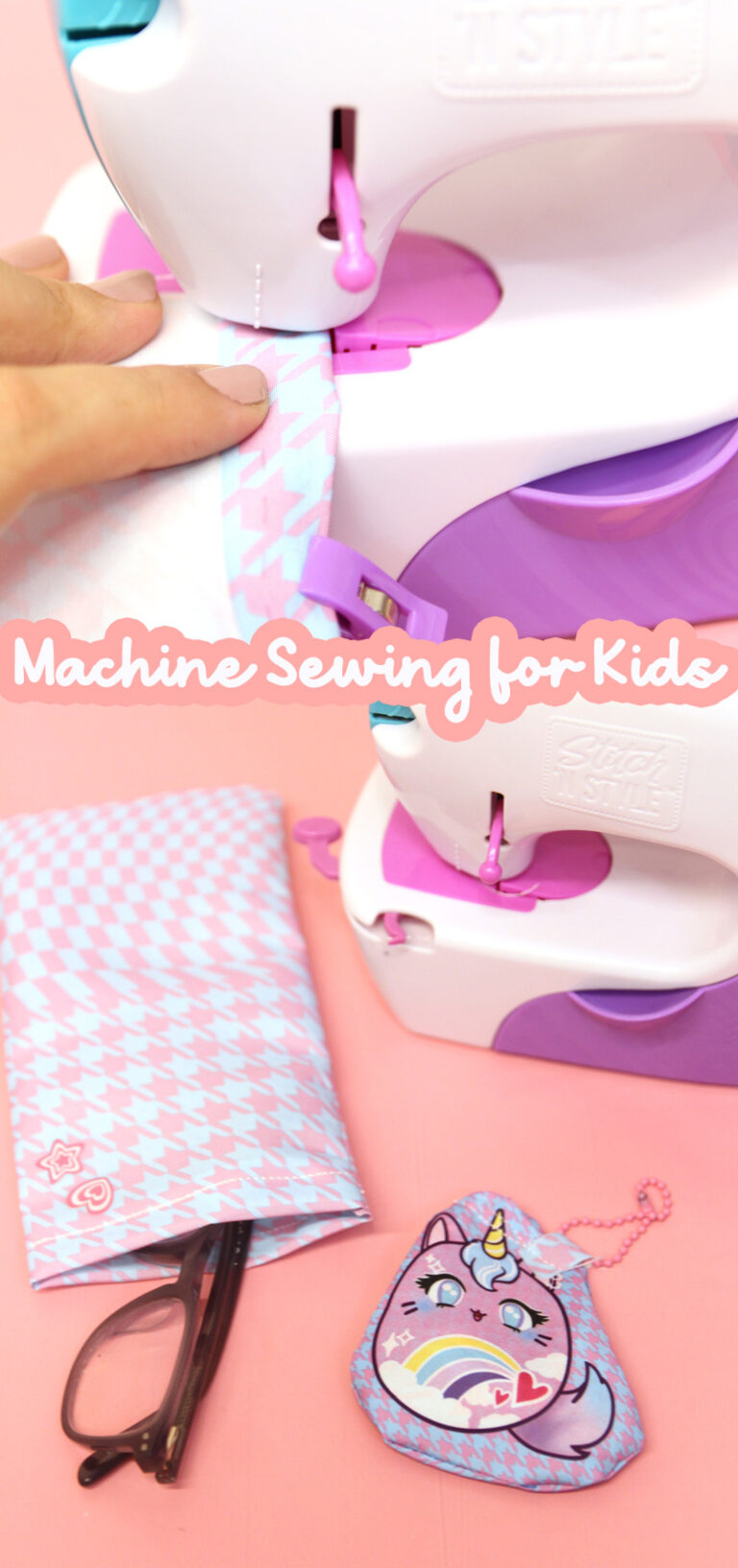 3 Easy Machine Sewing Projects for Kids to Learn How to Sew