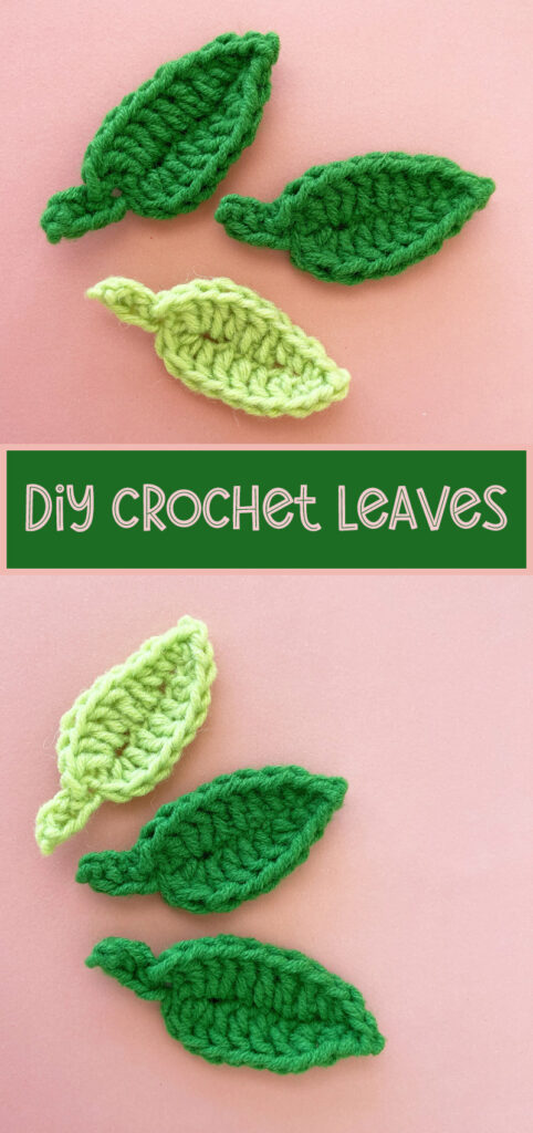 how to crochet leaf