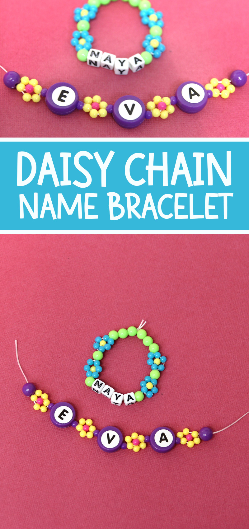 Quick and Simple DIY Name Bracelets - Destination Website