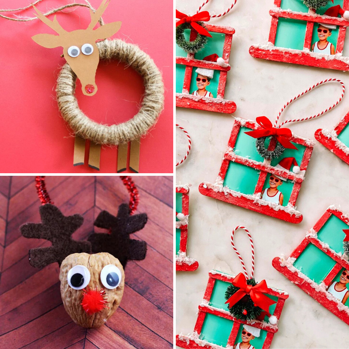 Christmas Light Ornament Craft for Kids - Buggy and Buddy