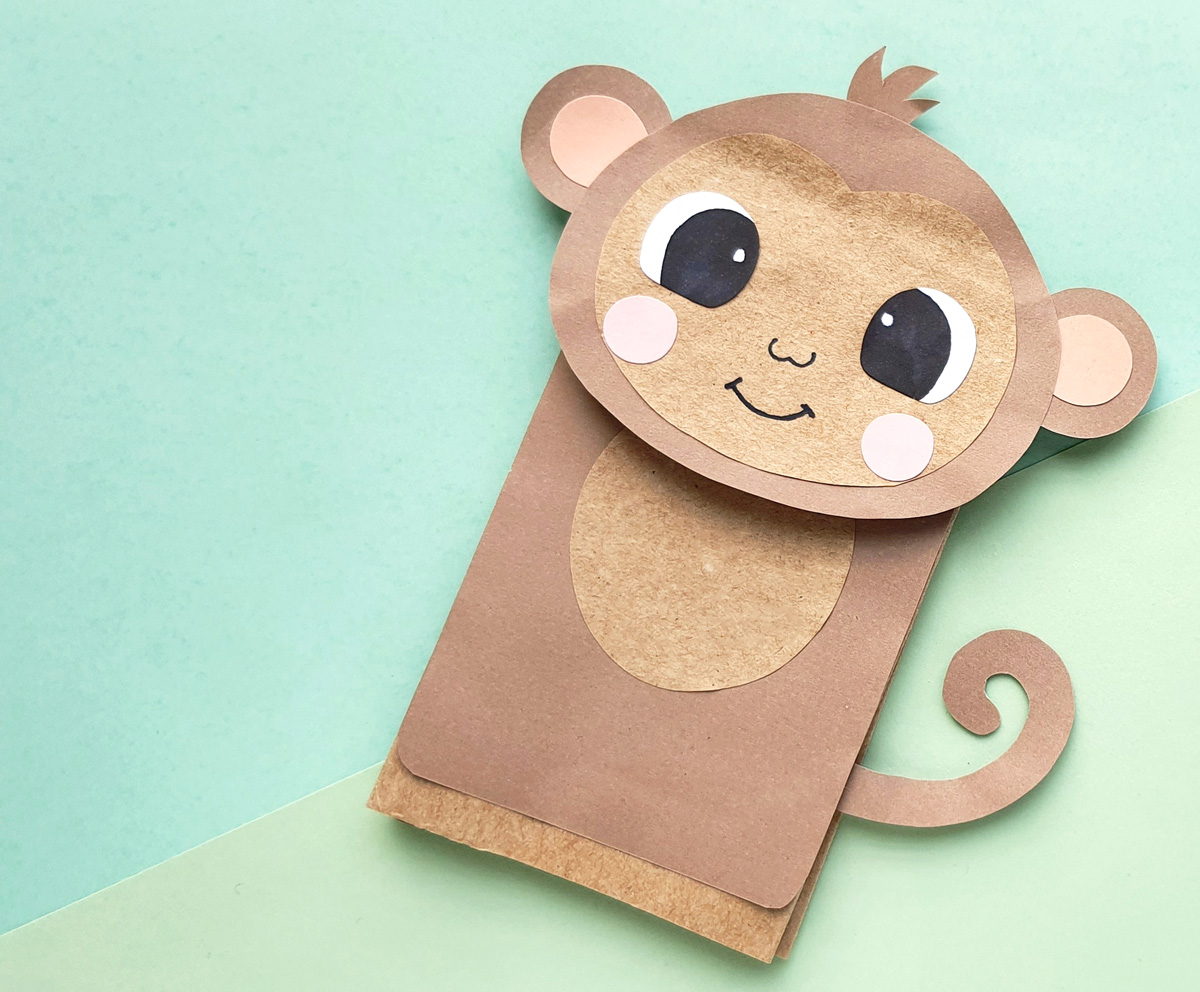 Learning Ideas - Grades K-8: Frog Paper Bag Puppet Crafts Project