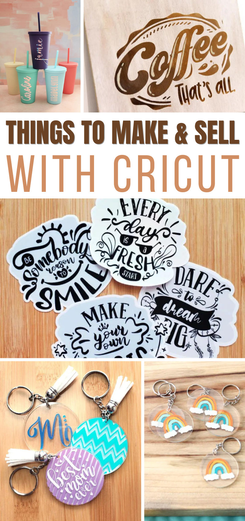 24 Things to Make & Sell with Cricut * Moms and Crafters