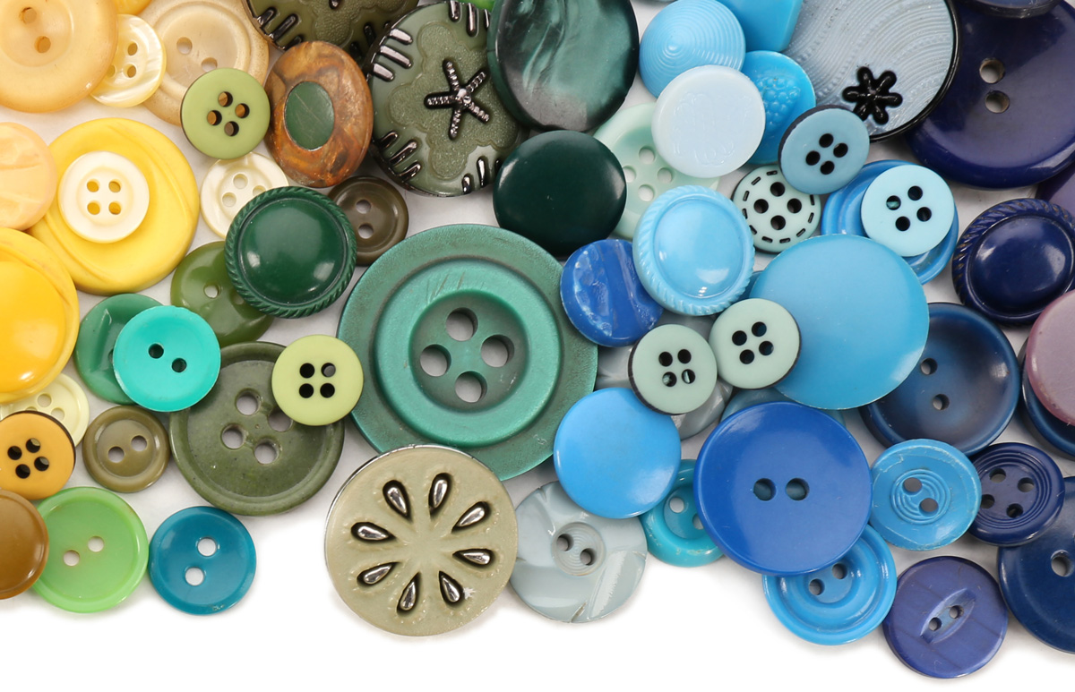 Big Multi Color Buttons Of Different Shapes For Kids And Adult Crafts