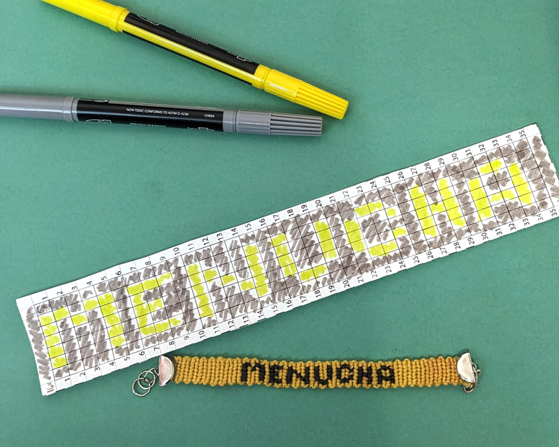 How to Make Friendship Bracelets With Names, Letters, and Numbers -  FeltMagnet