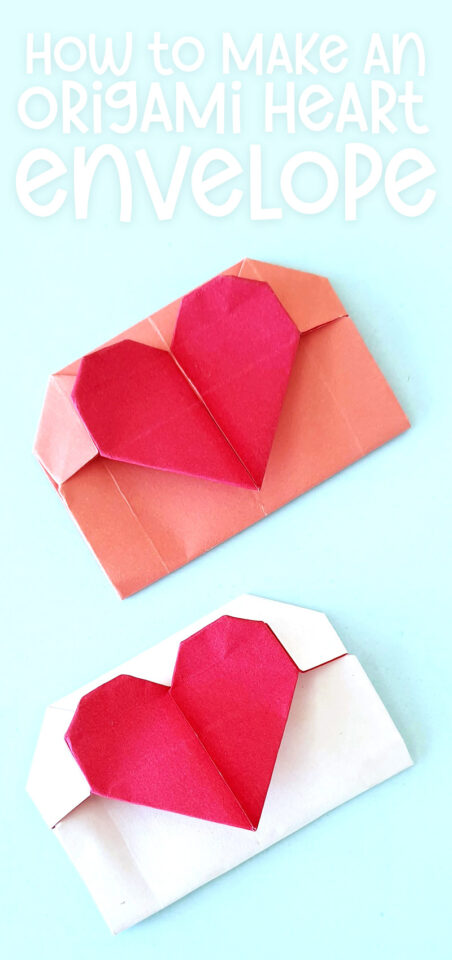 Origami Heart Envelope * Moms and Crafters