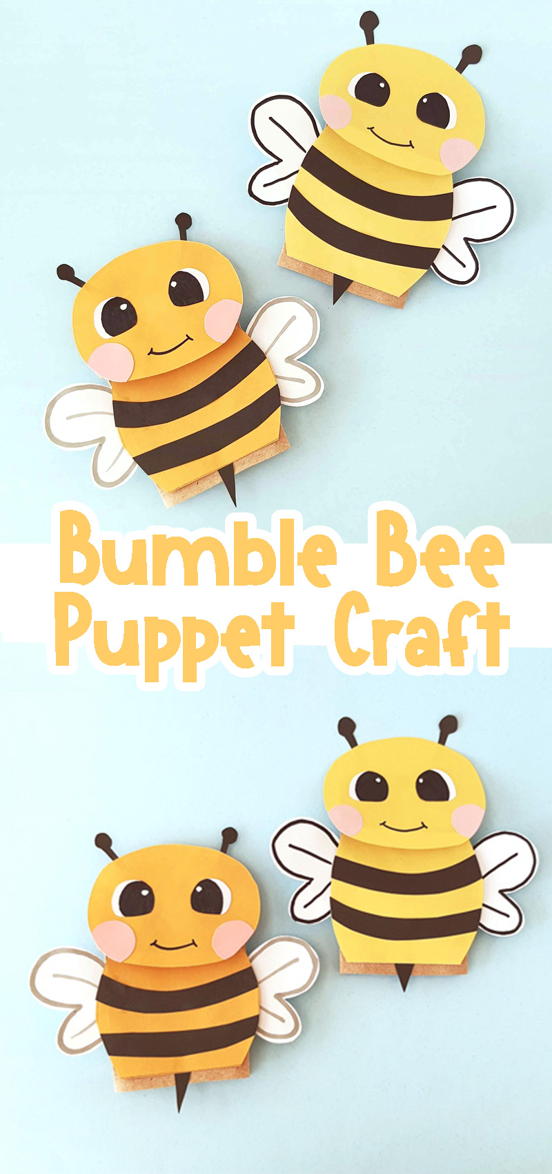 Bee Puppet * Moms and Crafters