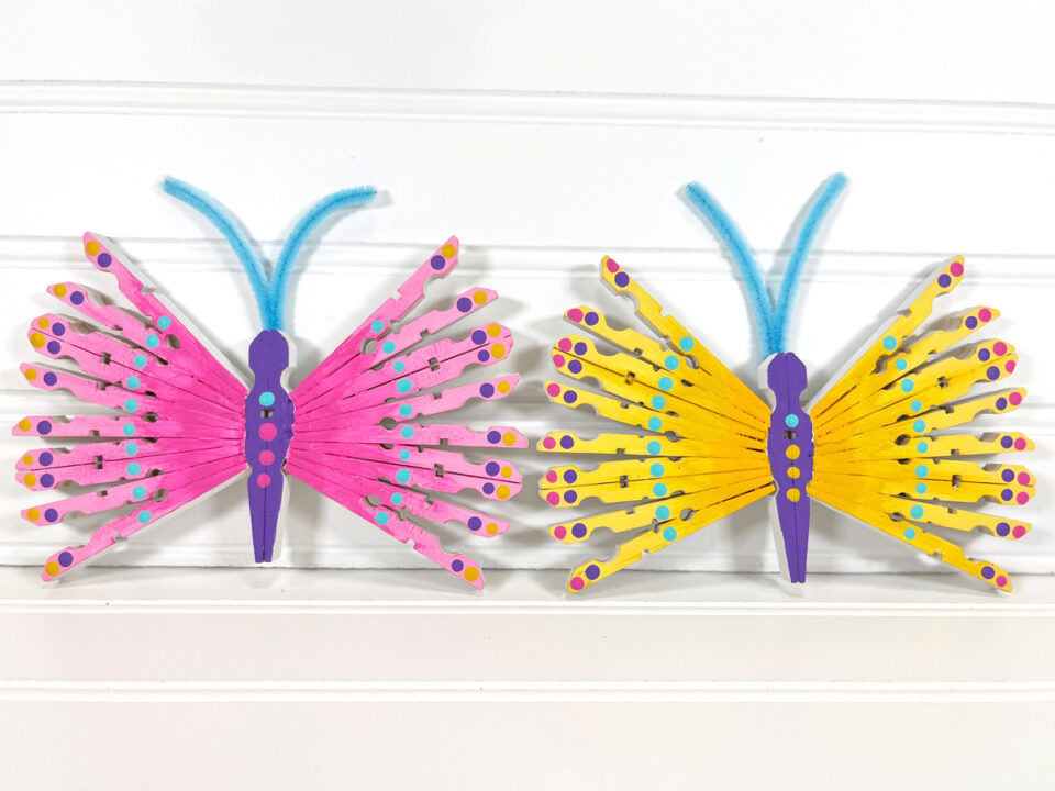 Clothespin Butterfly Moms And Crafters