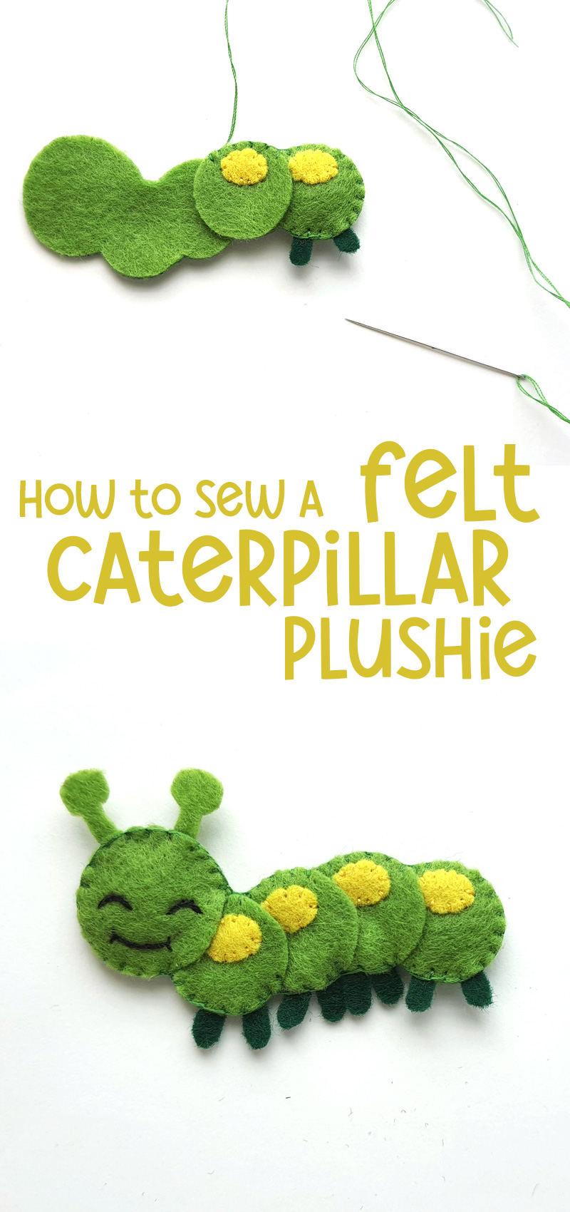 Felt Caterpillar Template * Moms and Crafters