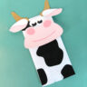 Cow Paper Bag Puppet and Favor Bag * Moms and Crafters