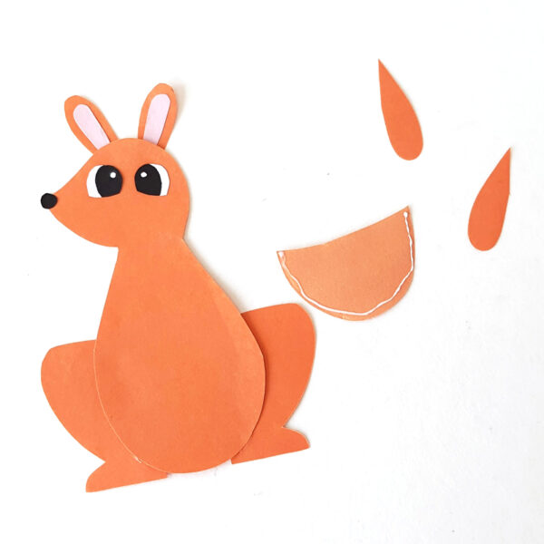 Preschool Kangaroo Craft * Moms and Crafters