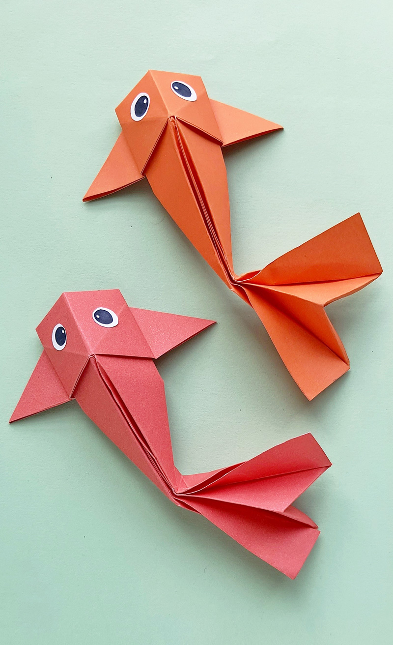 Origami Koi Fish * Moms and Crafters