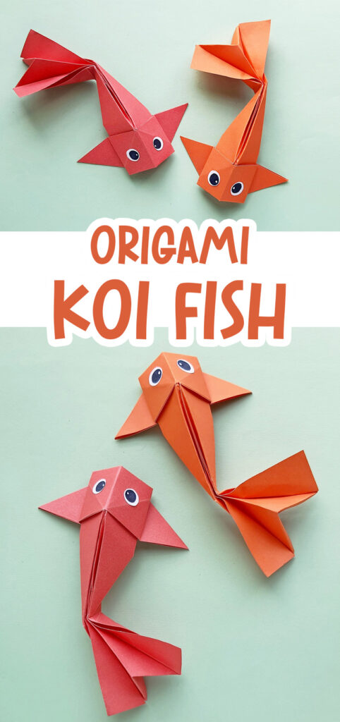 Origami Koi Fish * Moms and Crafters