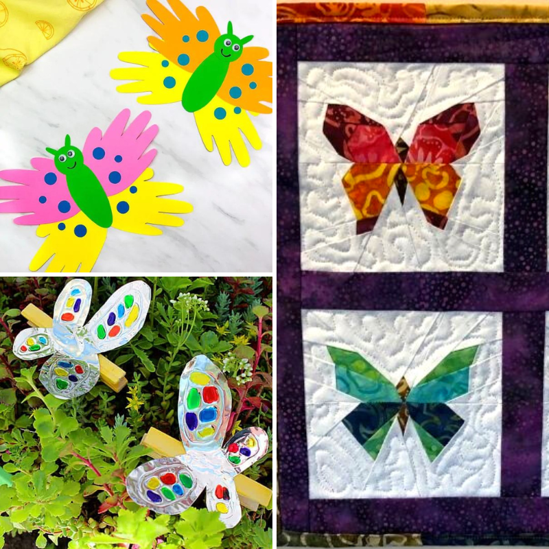 Accordion Fold Butterflies Craft - Our Kid Things