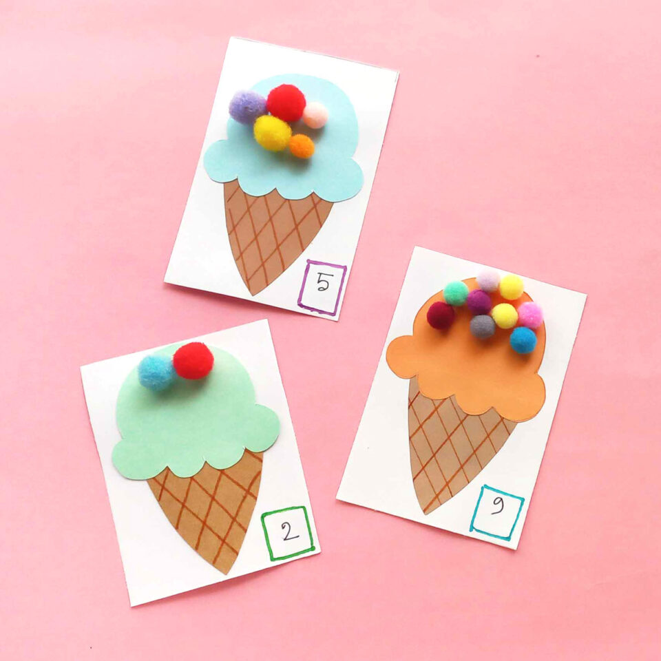 Ice Cream Activity for Preschool * Moms and Crafters