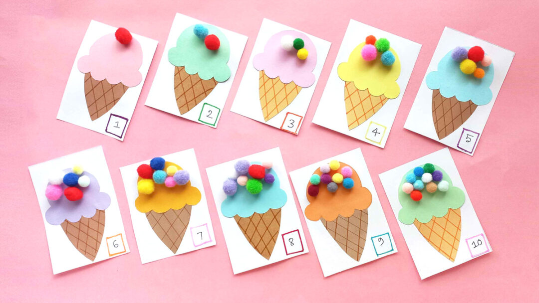 Ice Cream Activity for Preschool * Moms and Crafters