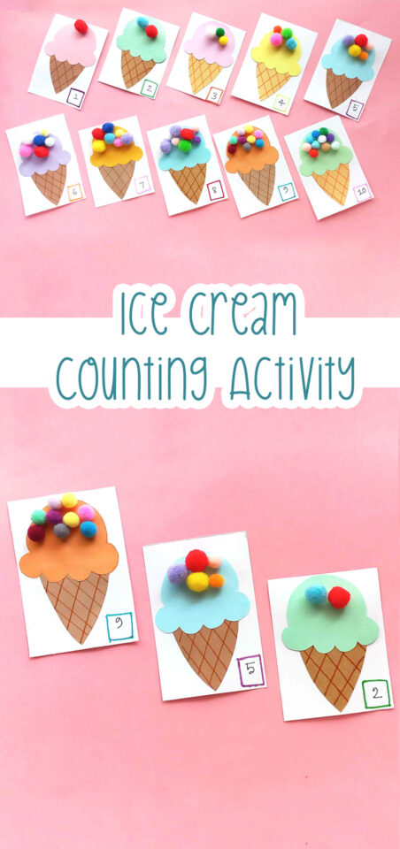 Ice Cream Activity for Preschool * Moms and Crafters