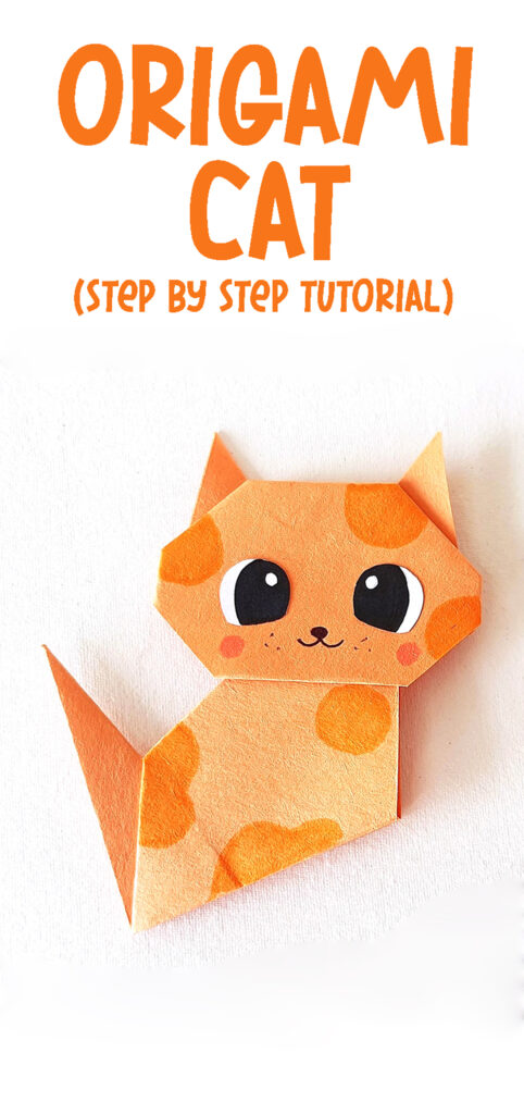 Origami Cat Tutorial * Moms and Crafters