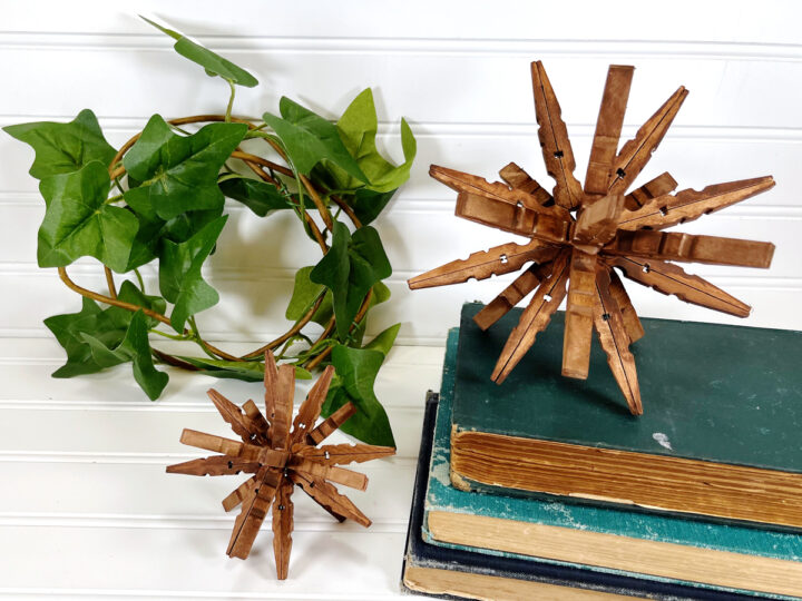 DIY Clothespin Star Decor