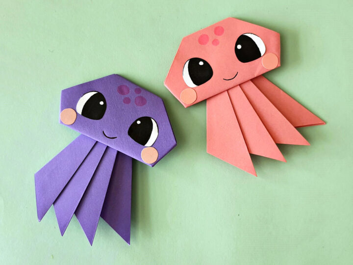 How to Make Origami Jellyfish