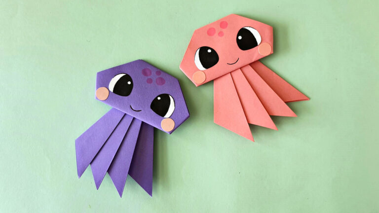 Super Easy Origami Jellyfish