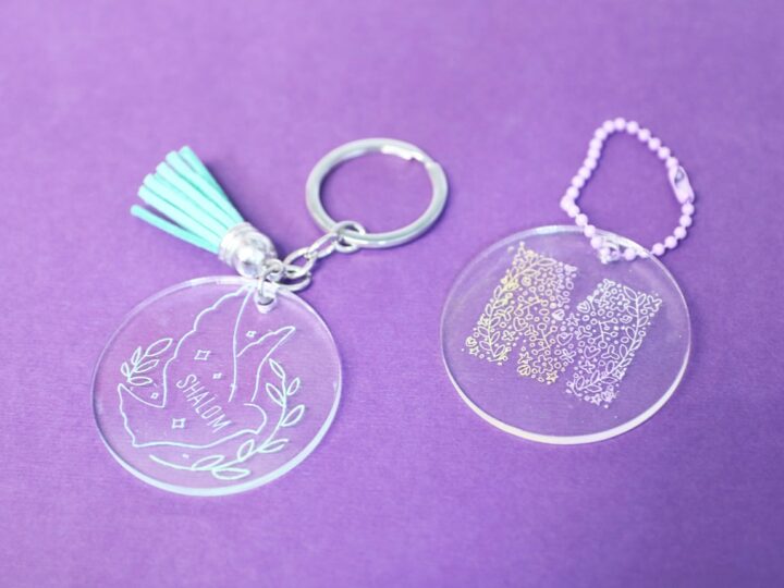 DIY Engraved Acrylic Keychains with the Cricut Maker