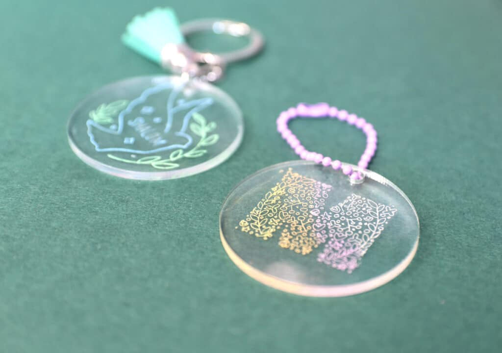 diy acrylic keychains