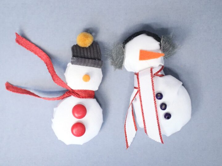 How to Make a Bottle Cap Snowman